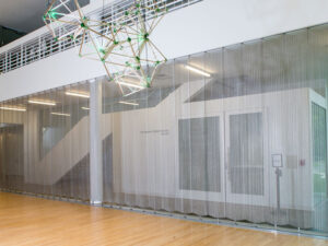 Cambridge Architectural Curtains Foster Sense of Openness for Central Gallery at Moody Center for the Arts at Rice University