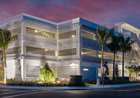 St Armands Circle Garage and Cambridge Architectural Mesh