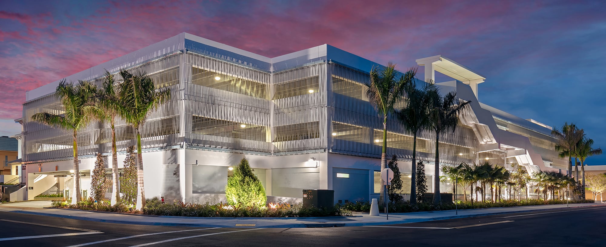 St Armands Circle Garage and Cambridge Architectural Mesh
